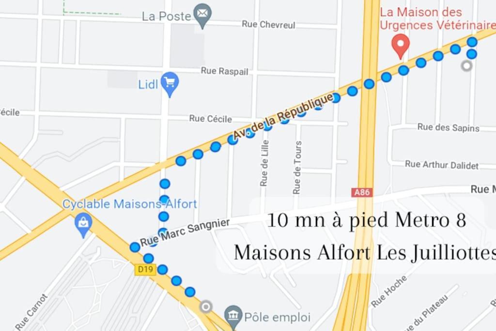 Escale-Marne Fr - 202 - Free Parking - Free Luggage Storage - All Equipped - Linen Included - Washing Machine - 10Mn Walk Metro 8 - Rer A - Panoramic View - From 1 To 14 Guests Maisons-Alfort Eksteriør bilde