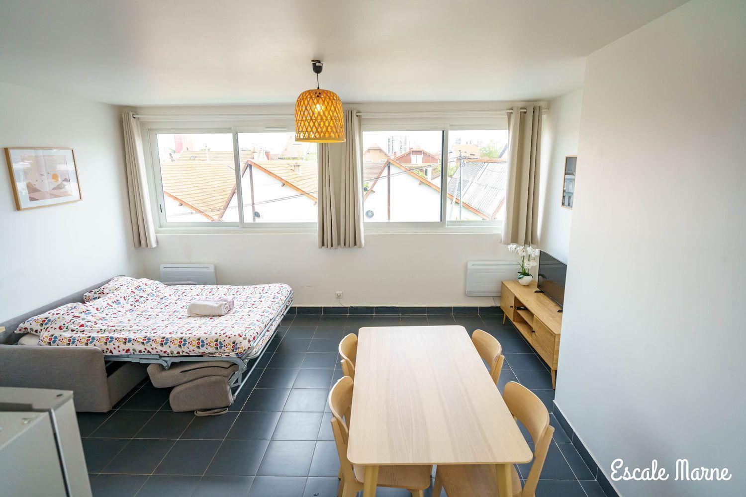 Escale-Marne Fr - 202 - Free Parking - Free Luggage Storage - All Equipped - Linen Included - Washing Machine - 10Mn Walk Metro 8 - Rer A - Panoramic View - From 1 To 14 Guests Maisons-Alfort Eksteriør bilde